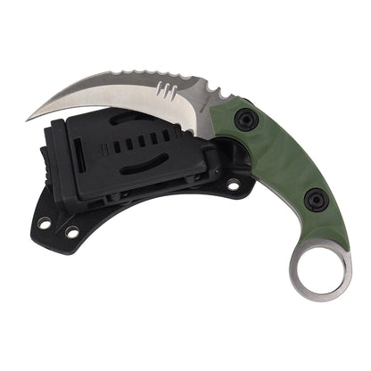 MASALONG Kni104 Very good balance of Claw Combat Handle Karambit Tactiacal Hunter Knife