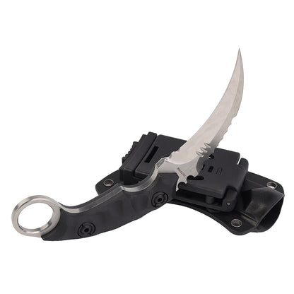 MASALONG Kni104 Very good balance of Claw Combat Handle Karambit Tactiacal Hunter Knife