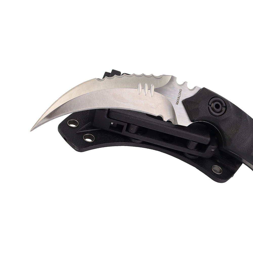 MASALONG Kni104 Very good balance of Claw Combat Handle Karambit Tactiacal Hunter Knife