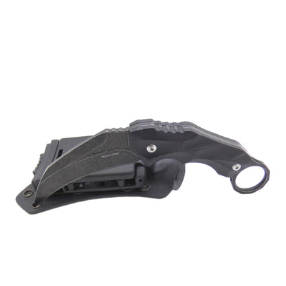 MASALONG kni145 Survival Tactical Hunting karambit Knife D2 Blade with kydex sheath