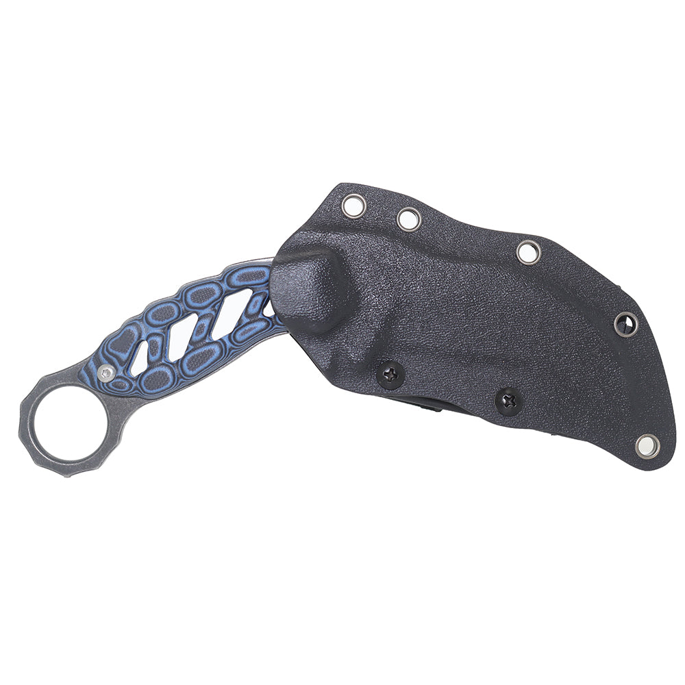 MASALONG KNI190 Outdoor Camping Survival Claw Hollow G10 Handle karambit Knife