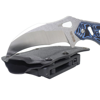 MASALONG KNI190 Outdoor Camping Survival Claw Hollow G10 Handle karambit Knife