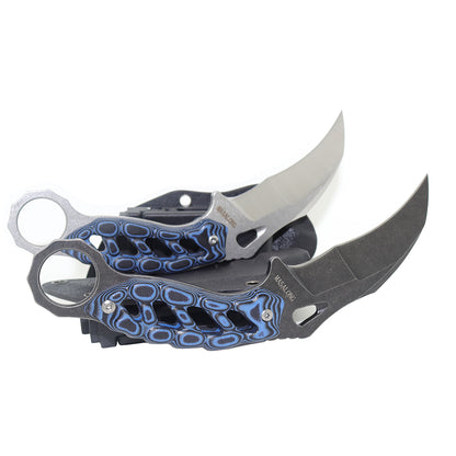 MASALONG KNI190 Outdoor Camping Survival Claw Hollow G10 Handle karambit Knife