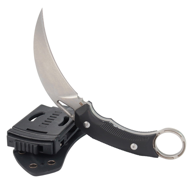 MASALONG kni219 Tactical Combat Karambit Survival Hunting Fixed Blade