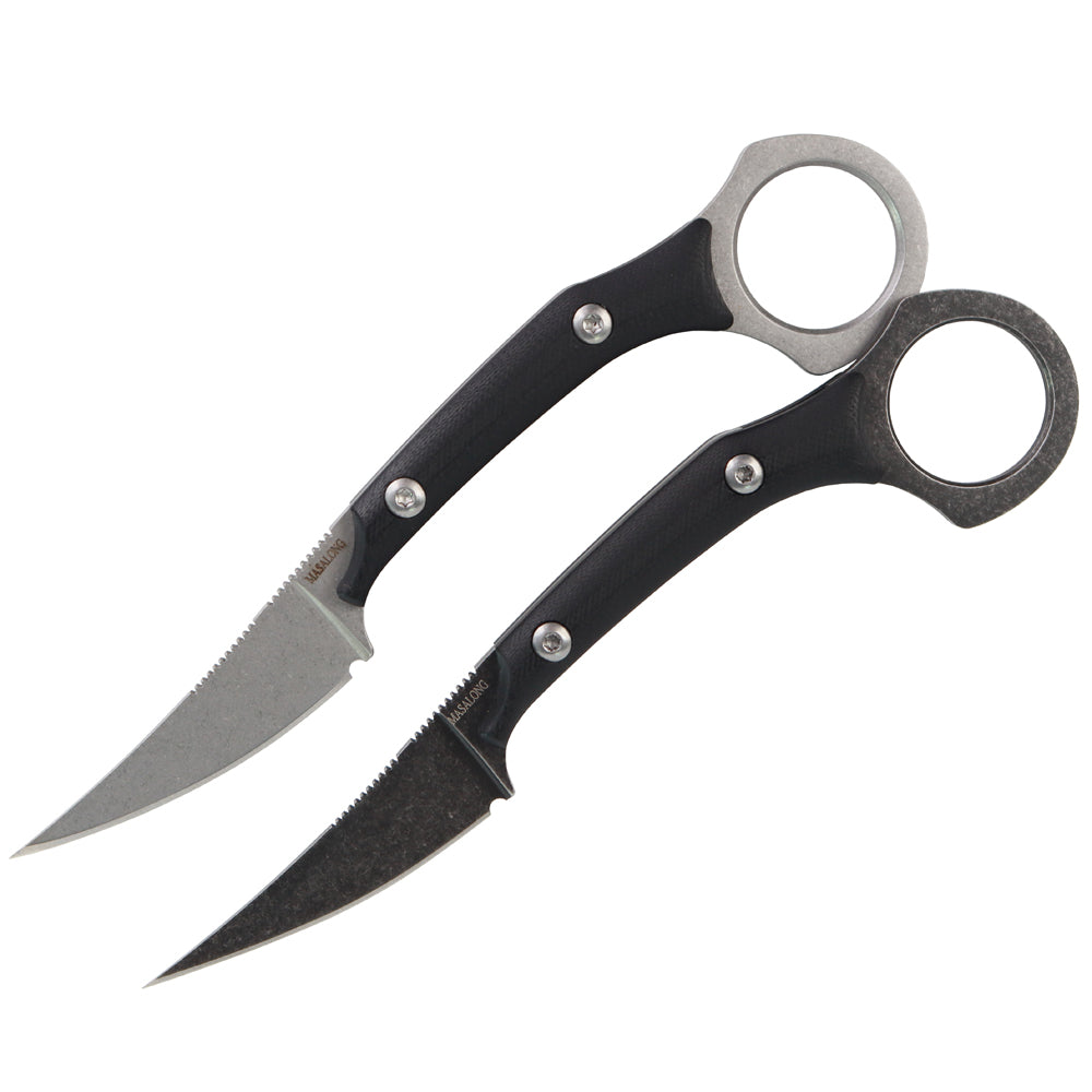 Masalong Boar Tusks Mini Karambit Knife