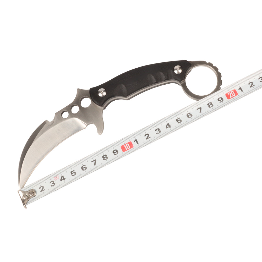 Masalong kni253 Outdoor Tactical Camping Survival Fixed Claw Blade Knife High carbon stainless steel karambit