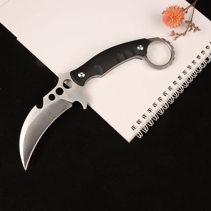 Masalong kni253 Outdoor Tactical Camping Survival Fixed Claw Blade Knife High carbon stainless steel karambit