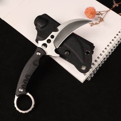 Masalong kni253 Outdoor Tactical Camping Survival Fixed Claw Blade Knife High carbon stainless steel karambit