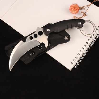 Masalong kni253 Outdoor Tactical Camping Survival Fixed Claw Blade Knife High carbon stainless steel karambit