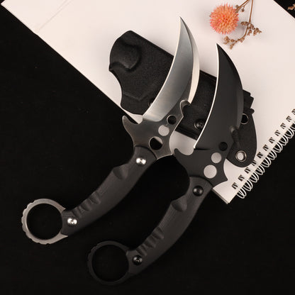 Masalong kni253 Outdoor Tactical Camping Survival Fixed Claw Blade Knife High carbon stainless steel karambit