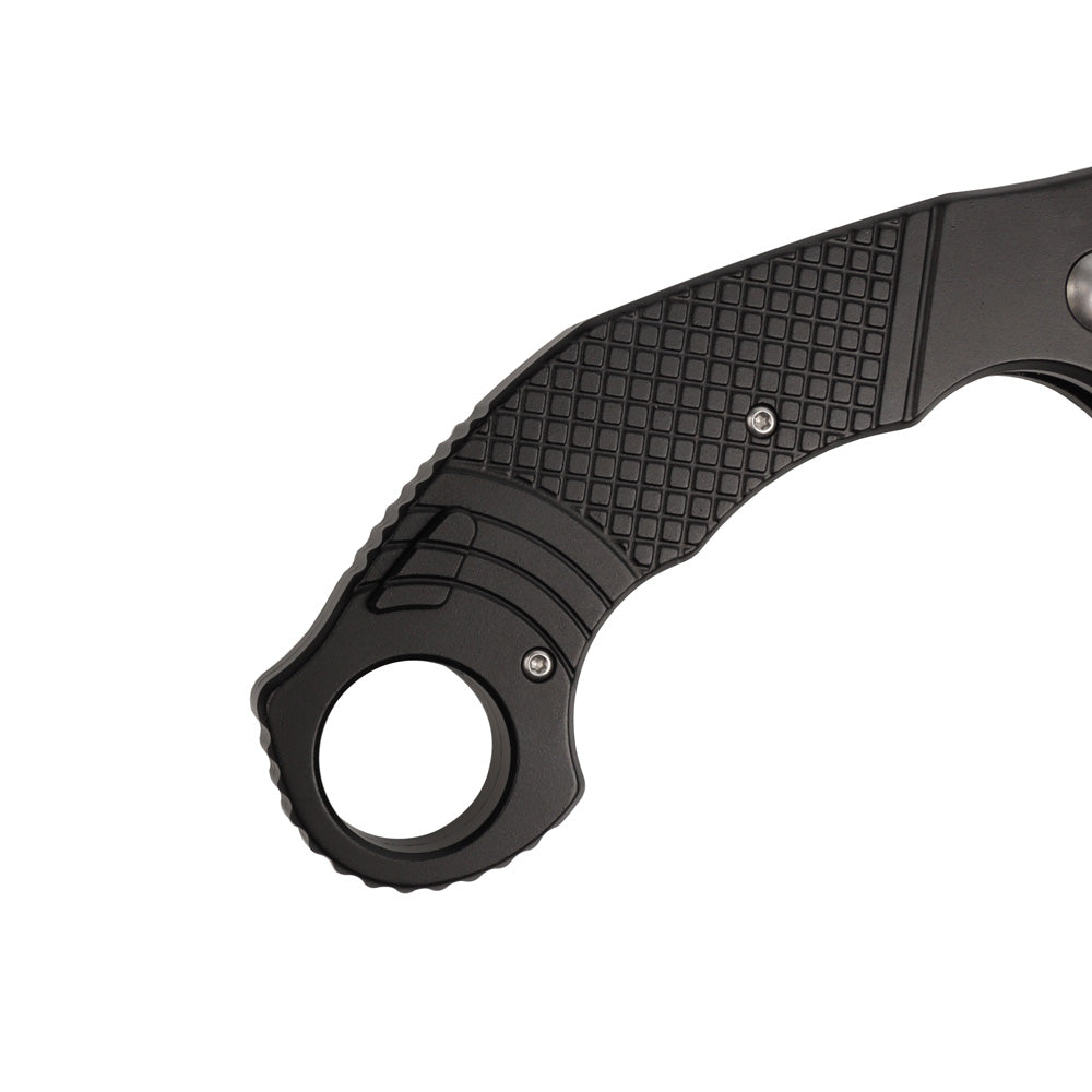 MASALONG kni258 Eagle Outdoor EDC defense folding knife 8CR14MOV blade, Tactical Everyday Carry Karambit Style Folding Pocket Knife all-metal tactical claw