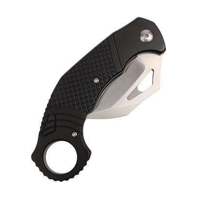 MASALONG kni258 Eagle Outdoor EDC defense folding knife 8CR14MOV blade, Tactical Everyday Carry Karambit Style Folding Pocket Knife all-metal tactical claw