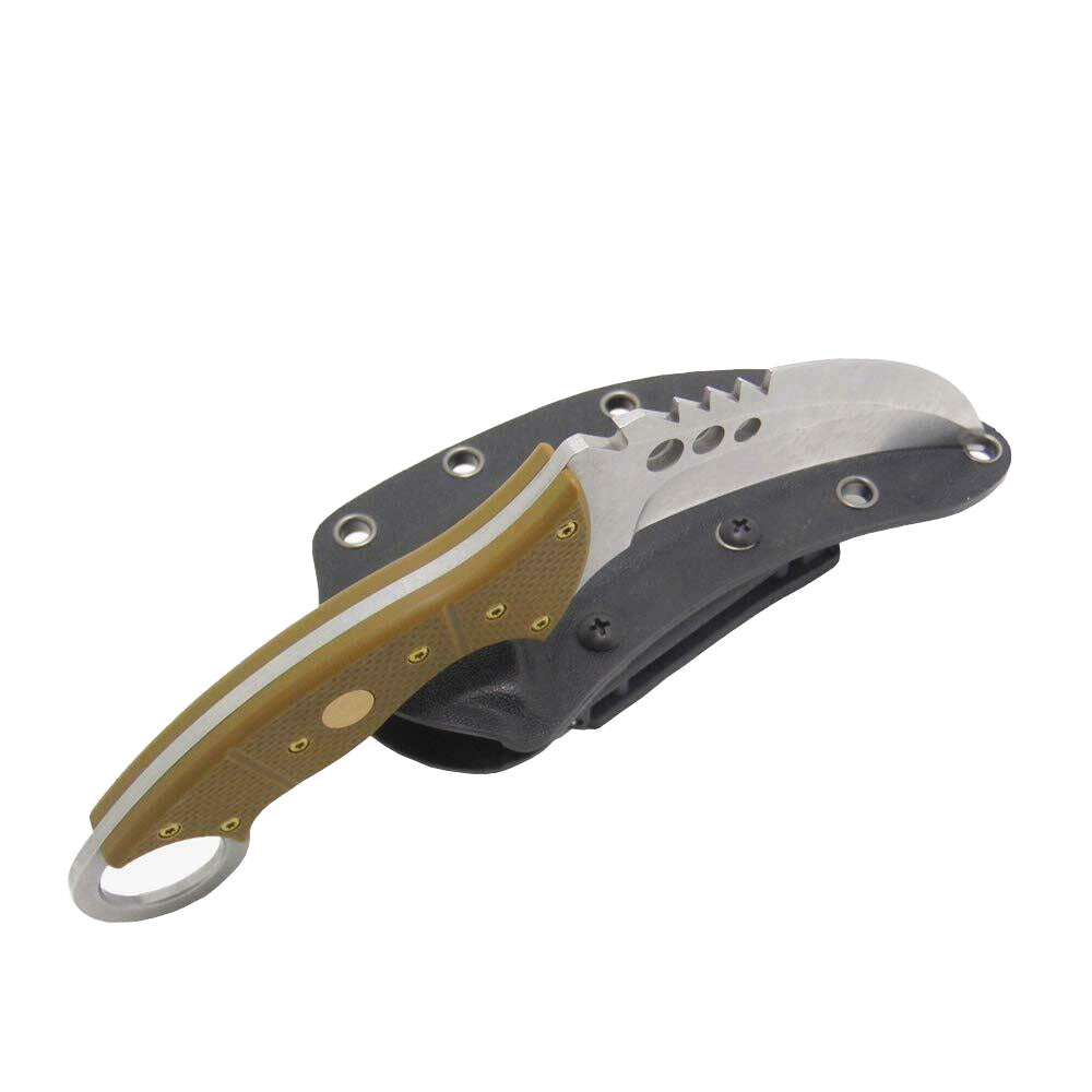 MASALONG Kni156 Knife Tiger Fixed Blade Outdoor Survival Hunting Tactical Karambit