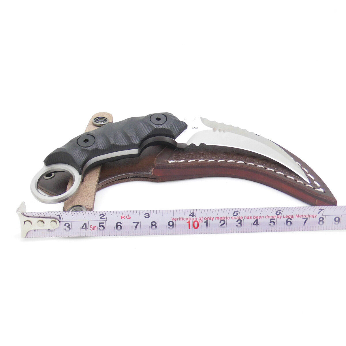 MASALONG Kni104 Very good balance of Claw Combat Handle Karambit Tactiacal Hunter Knife