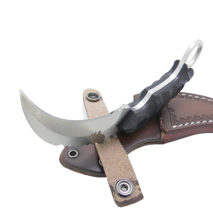 MASALONG Kni104 Very good balance of Claw Combat Handle Karambit Tactiacal Hunter Knife