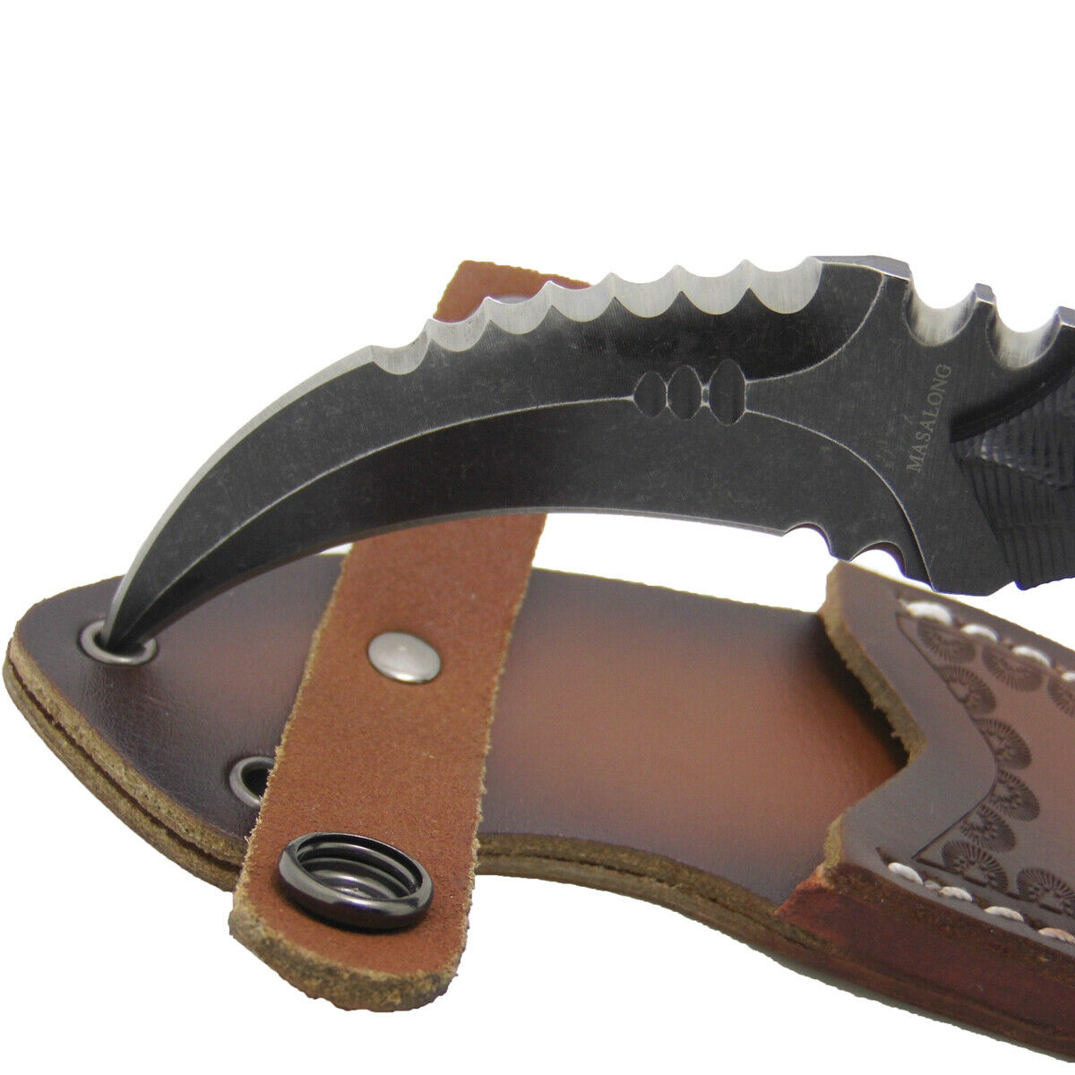 MASALONG Kni104 Very good balance of Claw Combat Handle Karambit Tactiacal Hunter Knife