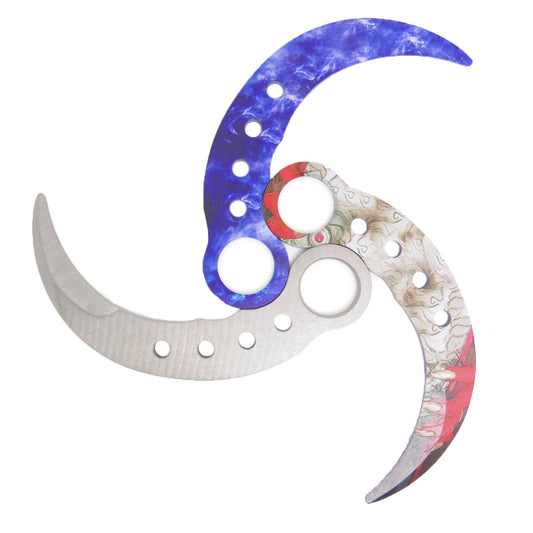 MASALONG Knione Camp Hunting Survival Tools Training Portable Pocket Knife Karambit Dull Blade knife